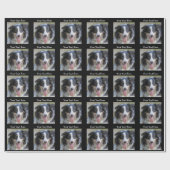 Driekleurige Border Collie Dog Cadeaupapier (Vlak)