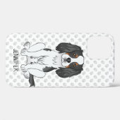 Driekleurige Cavalier King Charles Spaniel Hond &  Case-Mate iPhone Case (Achterkant (horizontaal))
