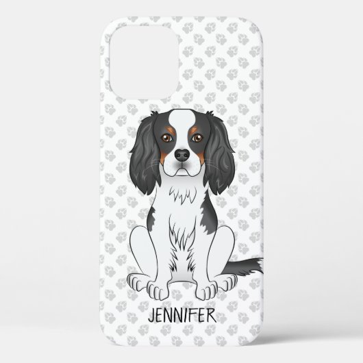 Driekleurige Cavalier King Charles Spaniel Hond &  Case-Mate iPhone Case (Achterkant)