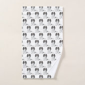 Driekleurige Cavalier King Charles Spaniel Hond Pa Bad Handdoek (Handdoek)