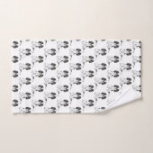 Driekleurige Cavalier King Charles Spaniel Hond Pa Bad Handdoek (Handdoek)