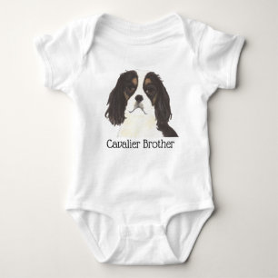 Driekleurige Cavalier King Charles Spaniel hond Romper