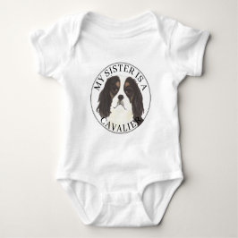 Driekleurige Cavalier King Charles Spaniel Oudere  Romper