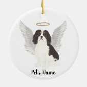 Driekleurige Cavalier King Charles Spaniel Sympath Keramisch Ornament (Achterkant)
