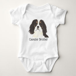 Driekleurige Cavaliers King Charles Spaniel hond Romper