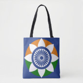 driekleurige chakra tote bag (Voorkant)
