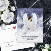 Driekleurige Collie Engel & Cherub - Troost bij he Briefkaart