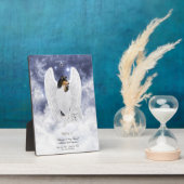 Driekleurige Collie Engel in de Hemel voor Honden  Fotoplaat (Zijkant)