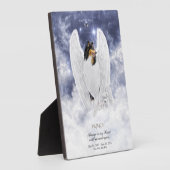 Driekleurige Collie Engel in de Hemel voor Honden  Fotoplaat (Zijkant)