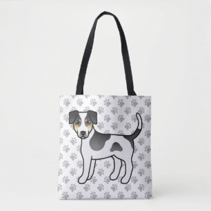 Driekleurige Deens-Zweedse boerderijhond Schattige Tote Bag