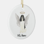 Driekleurige Engelse Springer Spaniel Sympathie Keramisch Ornament (Rechts)