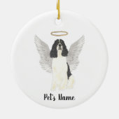 Driekleurige Engelse Springer Spaniel Sympathie Keramisch Ornament (Achterkant)