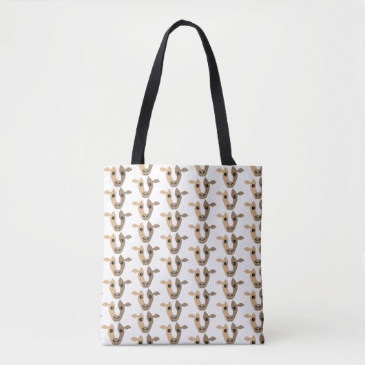 Driekleurige Koeien op de Canvas tas (Voorkant)