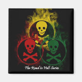 Driekleurige magneten (Voorkant)