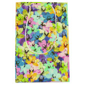 Driekleurige mozaïekorchideeën,  medium cadeauzakje (Voorkant)