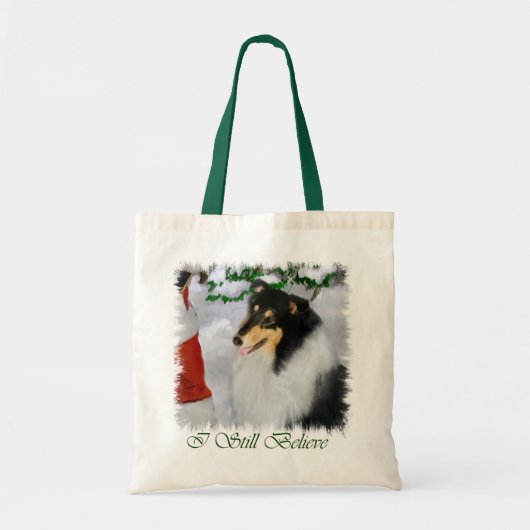 Driekleurige, ongekende kerstcadeautjes voor kerst tote bag (Voorkant)