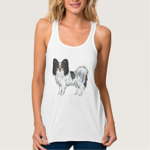 Driekleurige Papillon Lieve En Gelukkige Hondenill Tanktop
