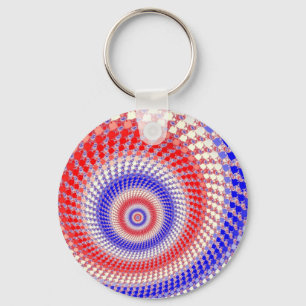 Driekleurige Roundalls Sleutelhanger