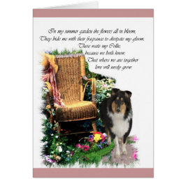 Driekleurige ruw collie-artikelen met kunstcadeaus