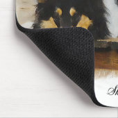 Driekleurige ruw collie-cadeaus muismat (Hoek)