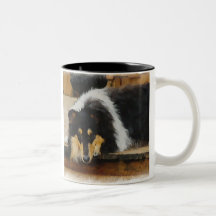 Driekleurige ruw collie-cadeaus