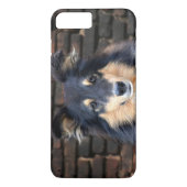 Driekleurige Sheltie gezicht Case-Mate iPhone Case (Achterkant)