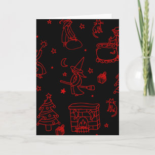 driekoningen christmas heks befana zwart