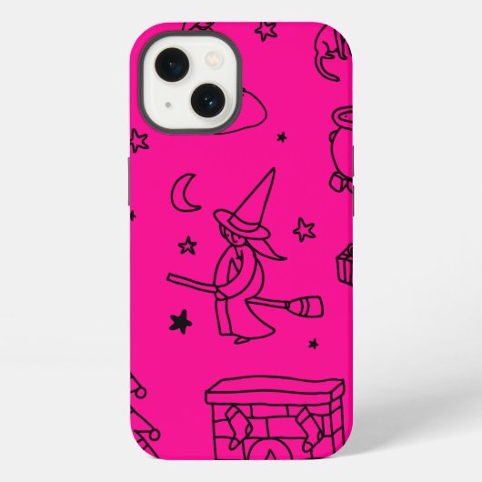 driekoningen kerst heks befana roze iPhone hoesje (Achterkant)