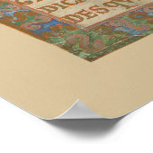 Driekoningen Kerst Middeleeuws manuscript Poster (Hoek)