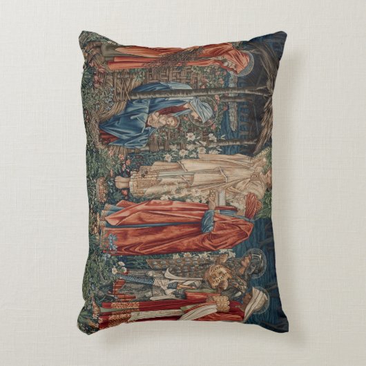 Driekoningen Maagd Maria Baby Jezus Jozef Accent Kussen (Voorkant(Verticaal))