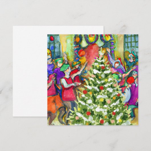 Driekoningenavond Feestdagenkaart (Voorkant / Achterkant)