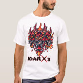 driekoppig inferno-beest t-shirt (Voorkant)