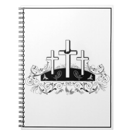 Driekruizen schrift notitieboek (Voorkant)