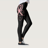  driekwart hartroze lint leggings (Rechts)