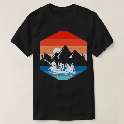  driekwart MOUNTAIN RAFTING T-shirt (Design voorkant)