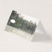 driekwart rustisch meer evergreens reflectie bruil kaart (Voorkant)