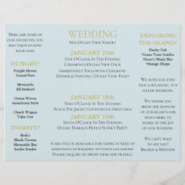 drieledig BRITSE Rustic Wedding Destination Event Flyer