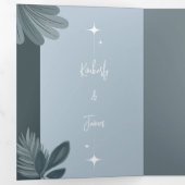  drieledige uitnodiging tot huwelijk (Binnenzijde eerst)