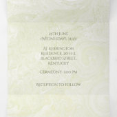  drieledige uitnodiging voor weddenschappen (Binnenkant midden)