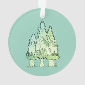 drieling dennen ornament (achterkant)