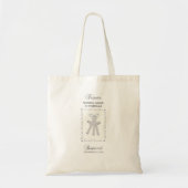 Drieling Doop op Gele 3 Kruizen Gepersonaliseerd Tote Bag (Voorkant)