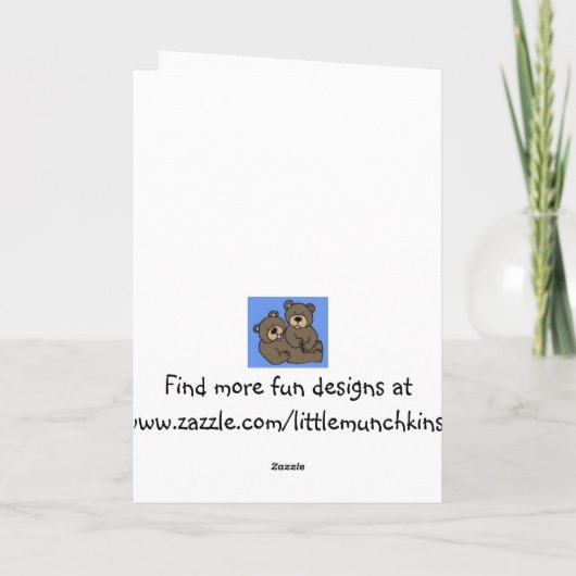 Drieling gestapeld voor Kerstmis Feestdagen Kaart (Achterkant)