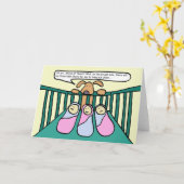 Drieling Wenskaart Kaart (Gele Bloem)