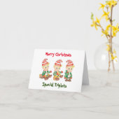 **DRIELINGEN KERSTKAART** KAART (Gele Bloem)