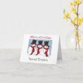 **DRIELINGEN KERSTKAART** KAART (Gele Bloem)