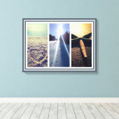 Drieluik 3 foto canvas kunst aan de muur print sja (Insitu (Houten vloer))