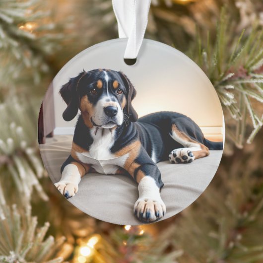 Drieluik Hond Portret Ornament (Boom)