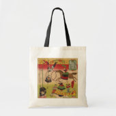 Drieluik Print Shows Circus bij Yasukuni Jinja Tote Bag (Voorkant)