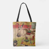 Drieluik Print Shows Circus bij Yasukuni Jinja Tote Bag (Achterkant)