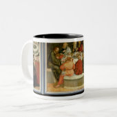 Drieluik Tweekleurige Koffiemok (Voorkant links)